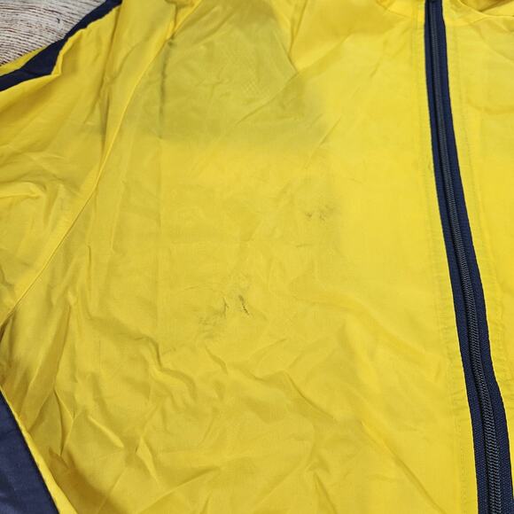Vintage Cheetah Sport Jacket Windbreaker Nylon Full Zip Men’s Large Yellow - Picture 3 of 6